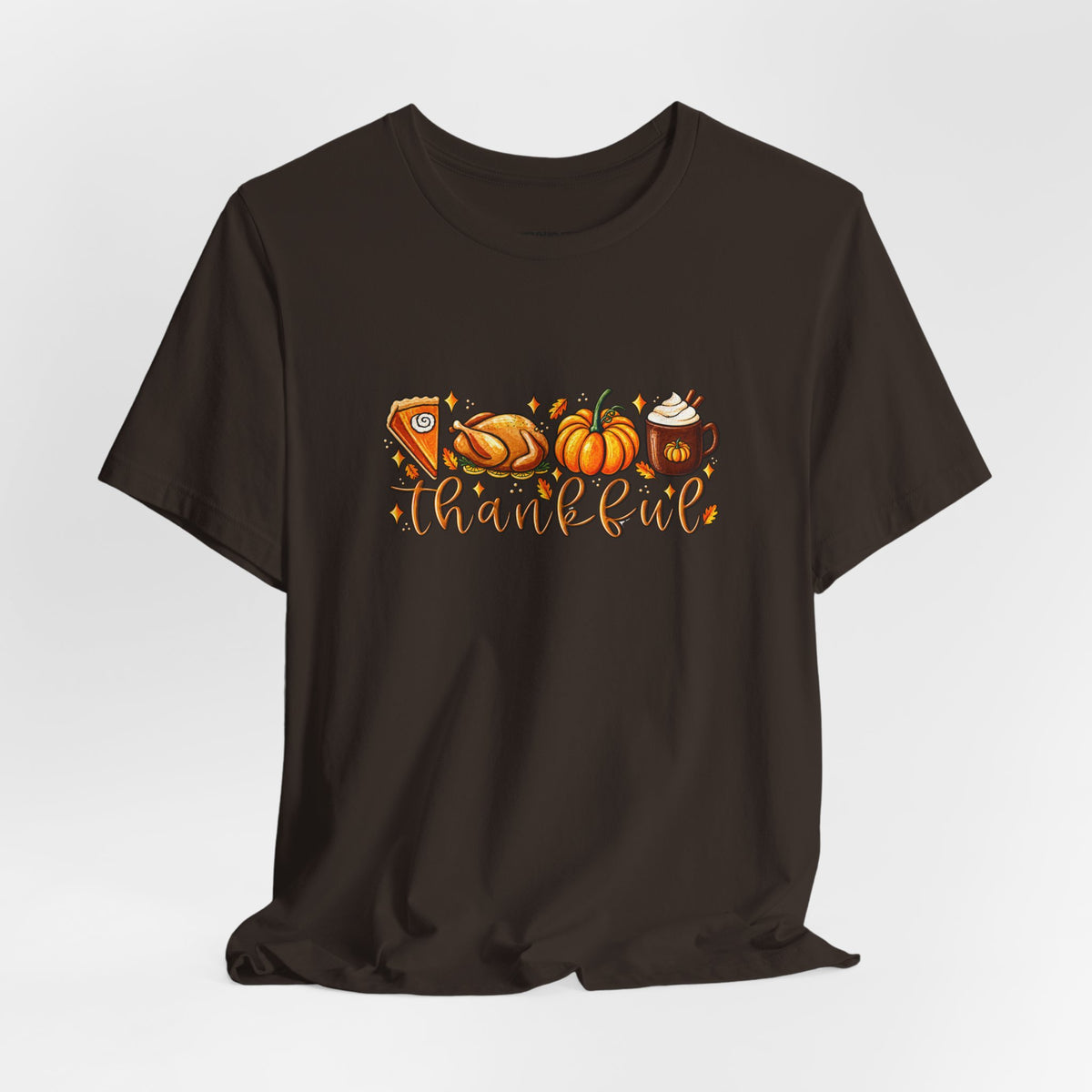 Thankful Harvest Tee — Thanksgiving Pumpkin & Pie Fall Shirt