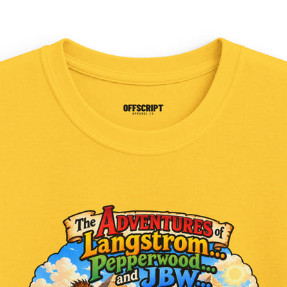 Kids Adventure T‑Shirt — "The Adventures of Langstrom & Pepperwood" Fantasy Design