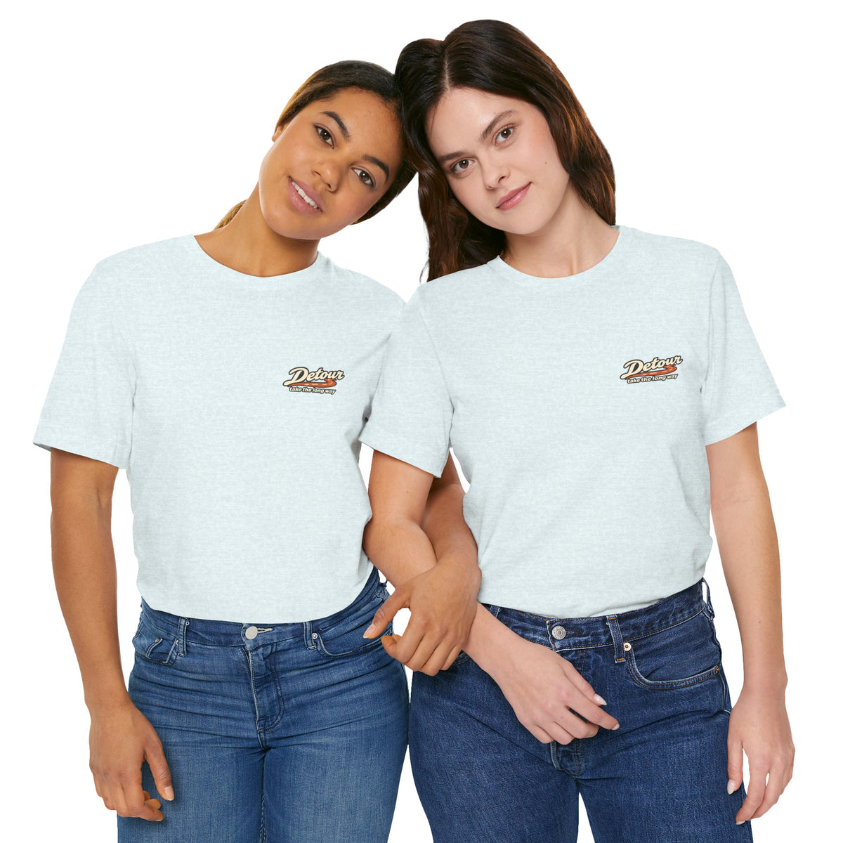 Detour Take the Long Way Road Trip Graphic T-Shirt