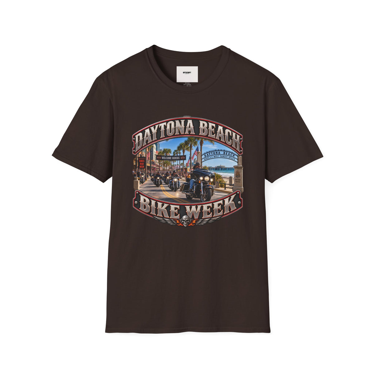 Daytona Beach Bike Week T-Shirt — Vintage Motorcycle Rally Tee