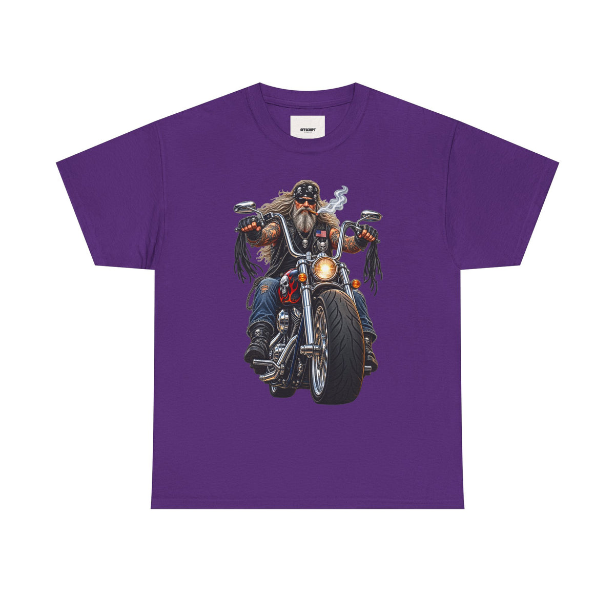 Biker Motorcycle Rider Graphic Tee — Vintage Road Rebel T‑Shirt