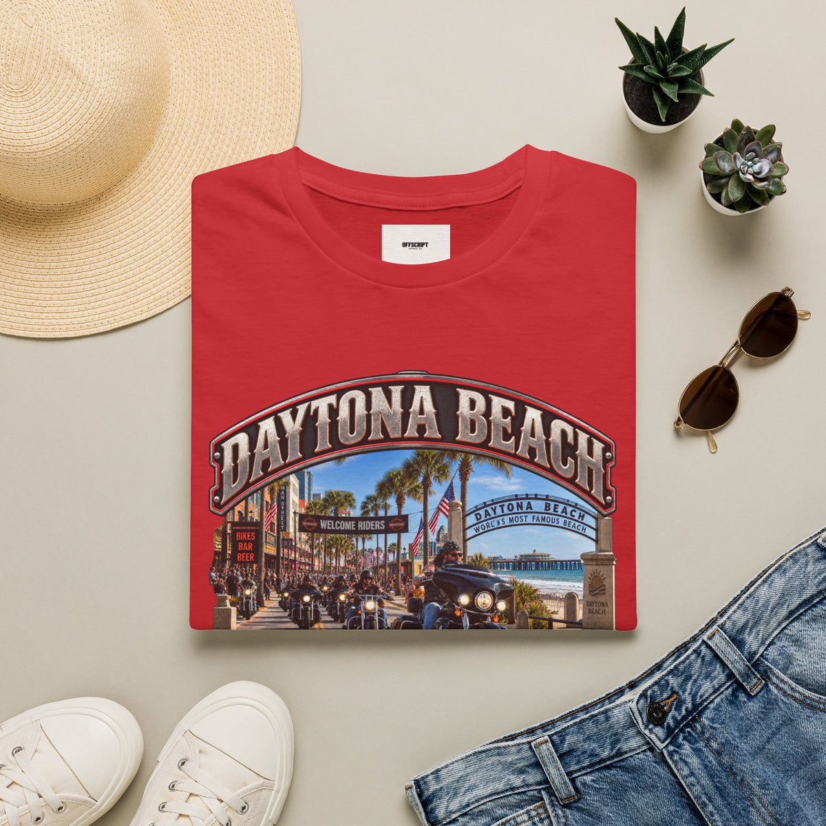 Daytona Beach Bike Week T-Shirt — Vintage Motorcycle Rally Tee
