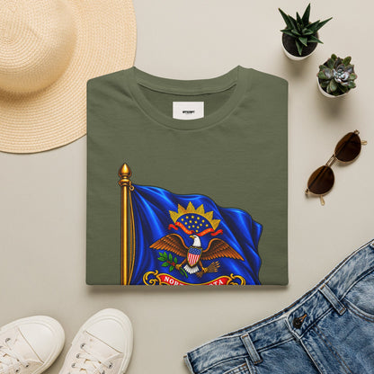 North Dakota Flag T-Shirt — State Seal Liberty & Union Tee