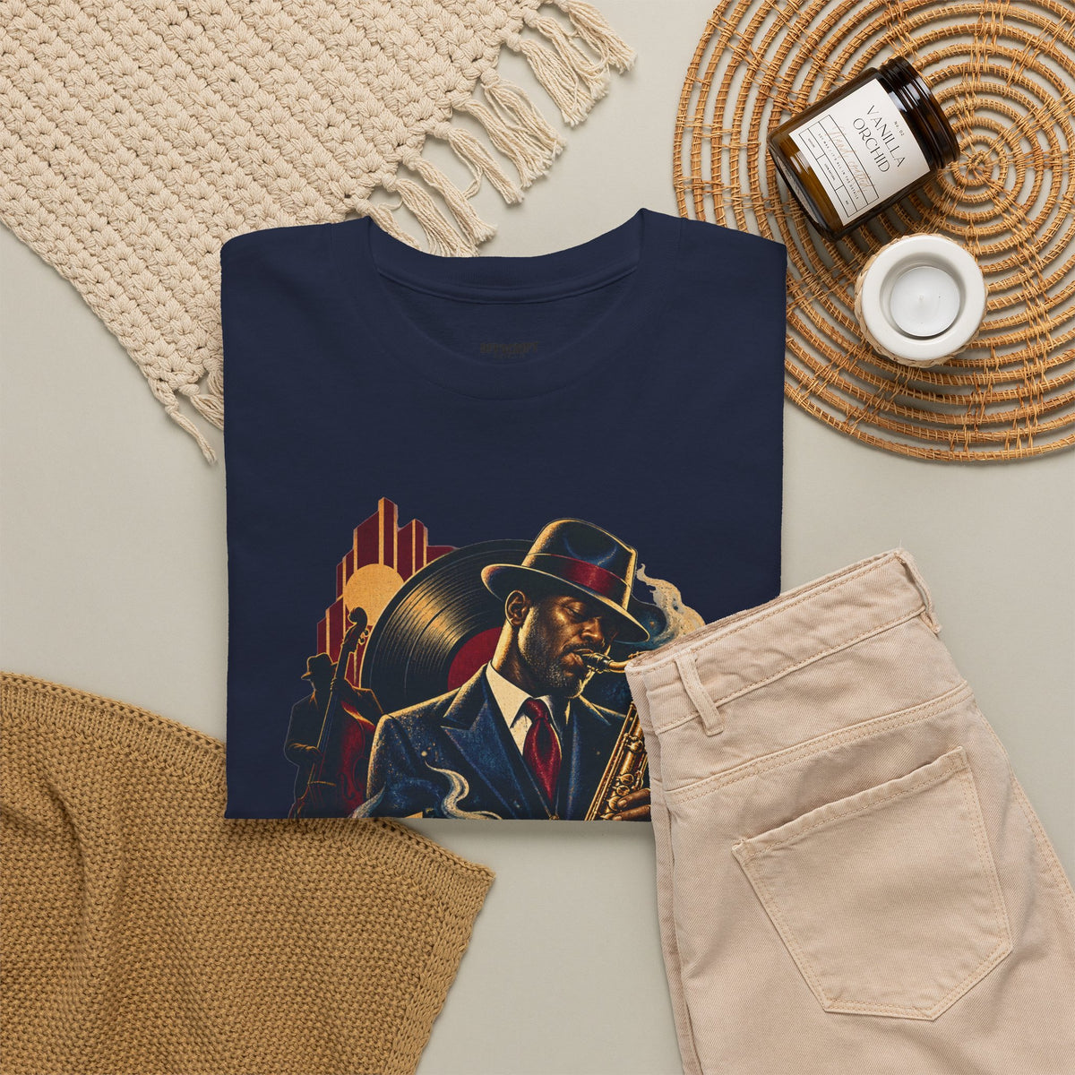 Saxophone Jazz Musician T-Shirt — Vintage Sax Player Tee
