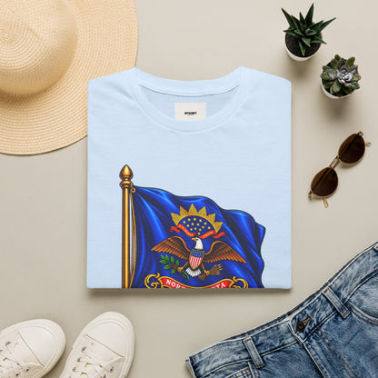 North Dakota Flag T-Shirt — State Seal Liberty & Union Tee