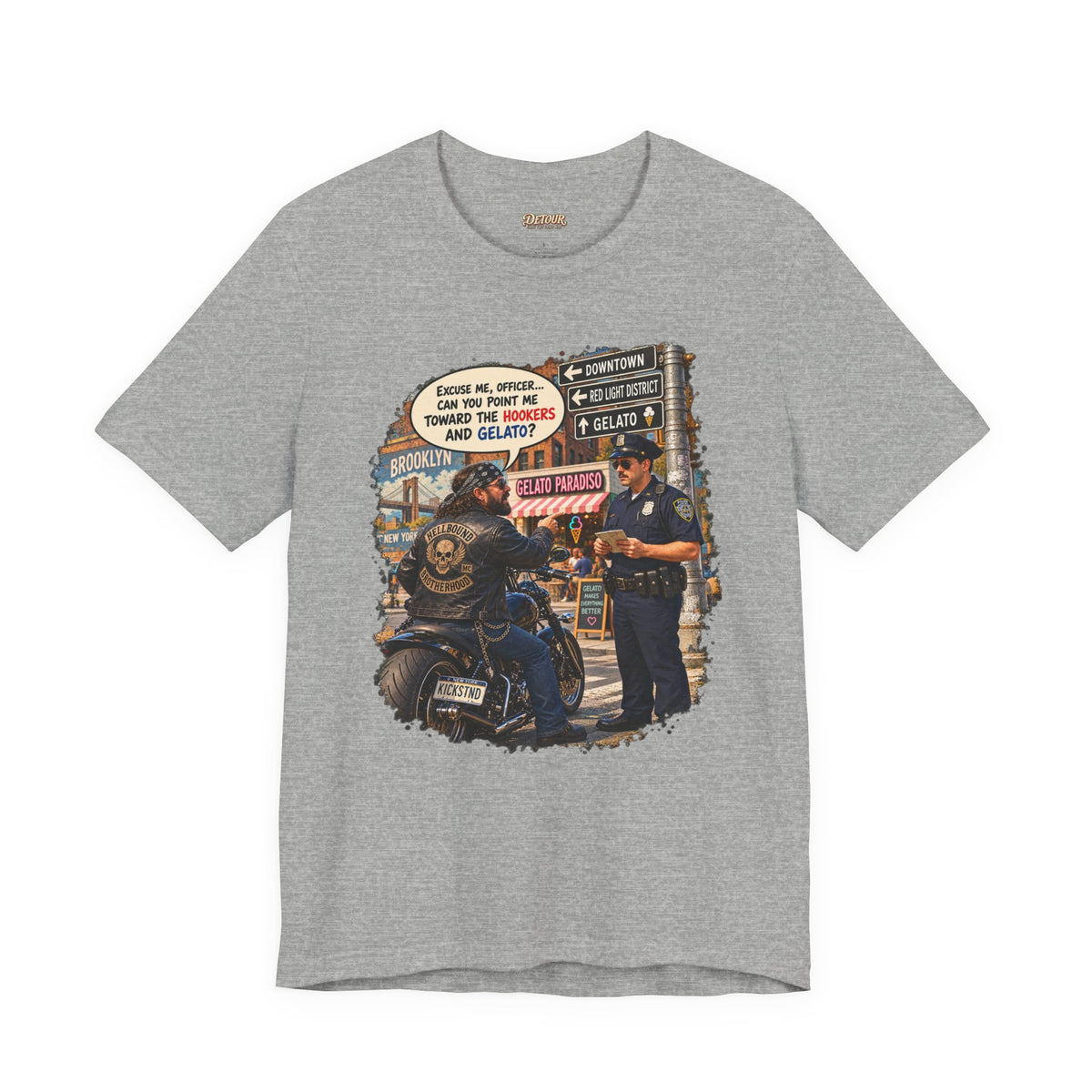 Motorcycle Rider Vintage Graphic Tee