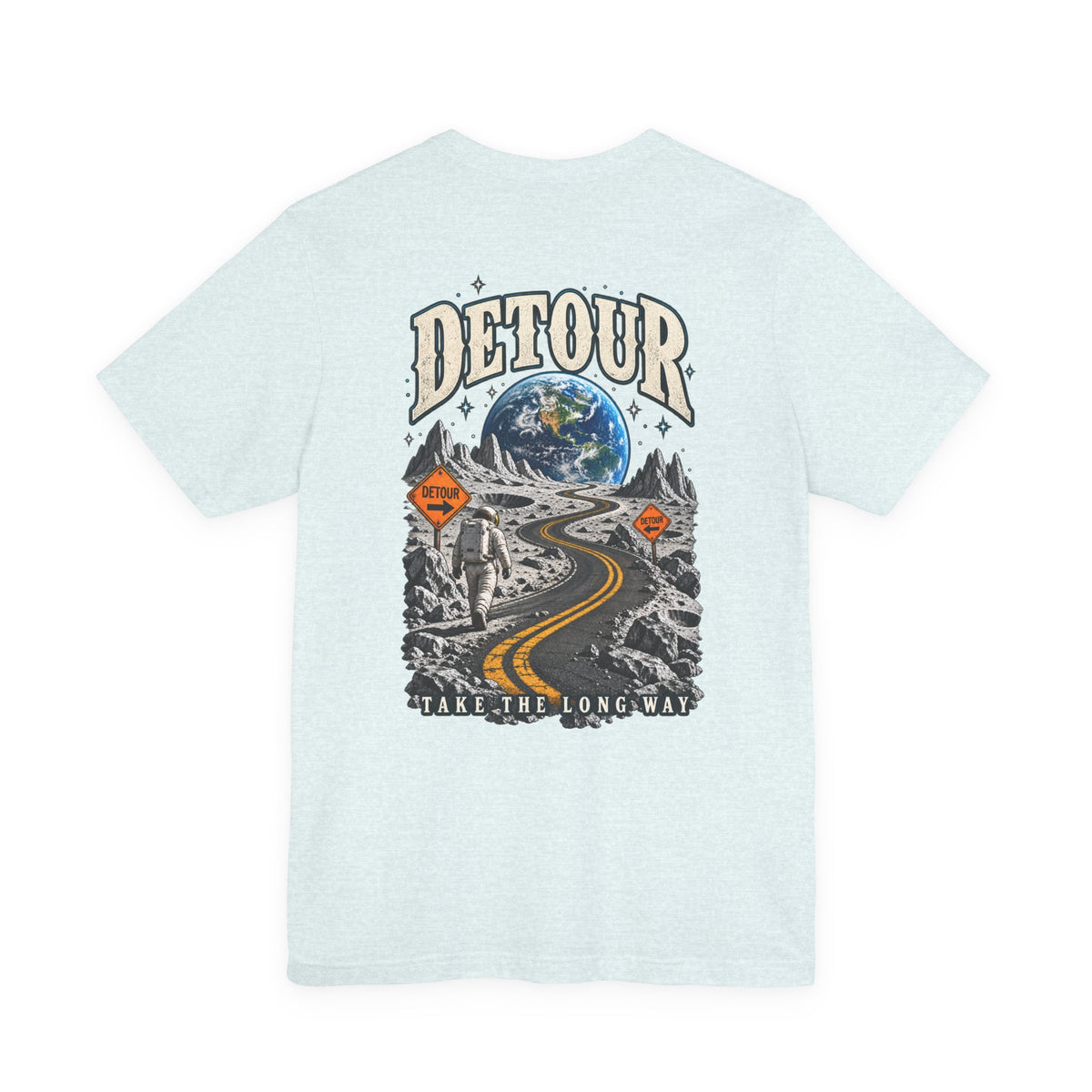 Detour Adventure Tee — 'Take the Long Way' Graphic T‑Shirt