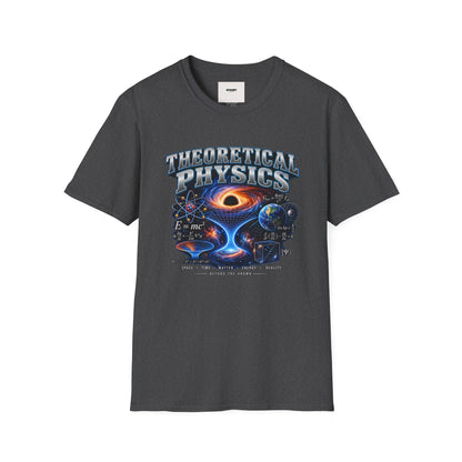 Theoretical Physics Graphic Tee — Science Galaxy Black Hole Design