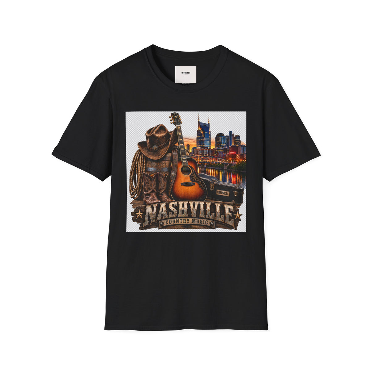 Nashville Skyline Guitar Tee