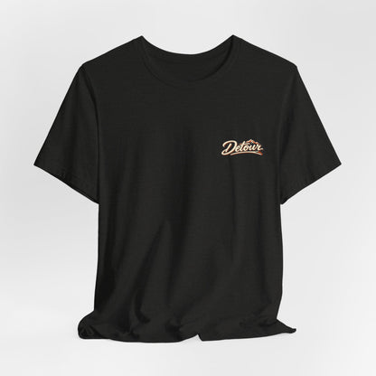Detour Graphic Tee — 'Detour: Take the Long Way' Vintage Road Trip T‑Shirt