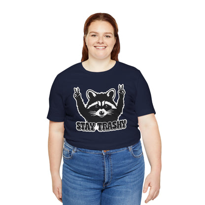 Stay Trashy Raccoon Graphic T-Shirt