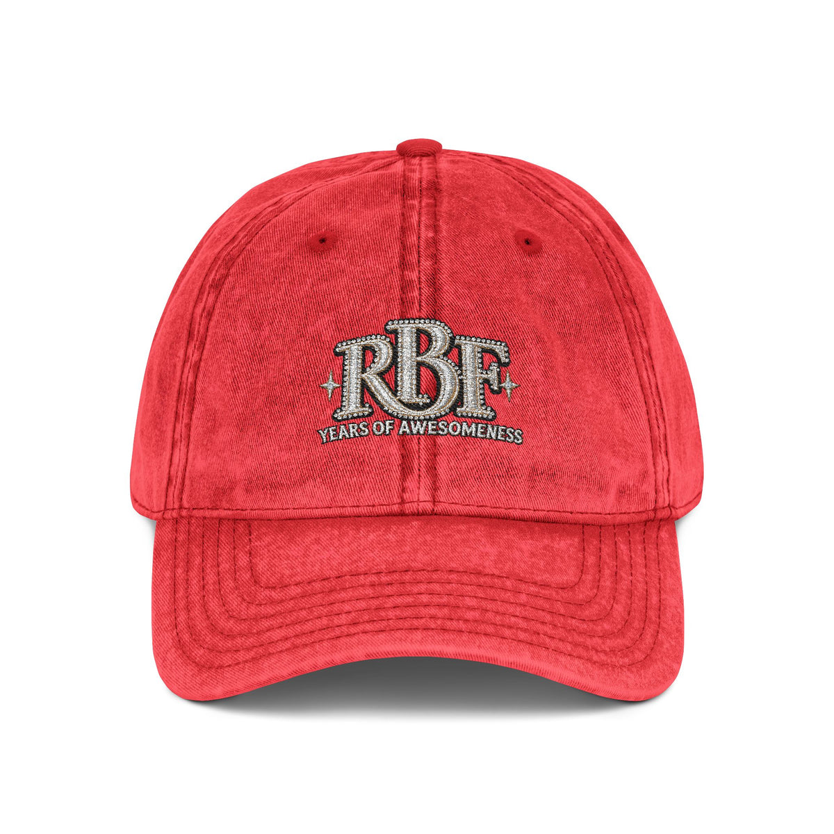 Vintage Embroidered Baseball Cap — RBF Crest
