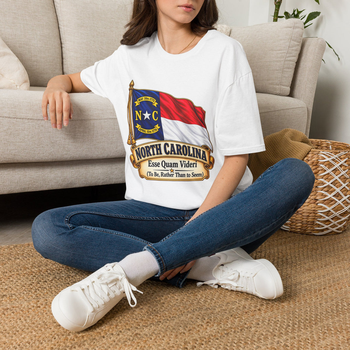 North Carolina Flag T-Shirt — State Pride NC Tee