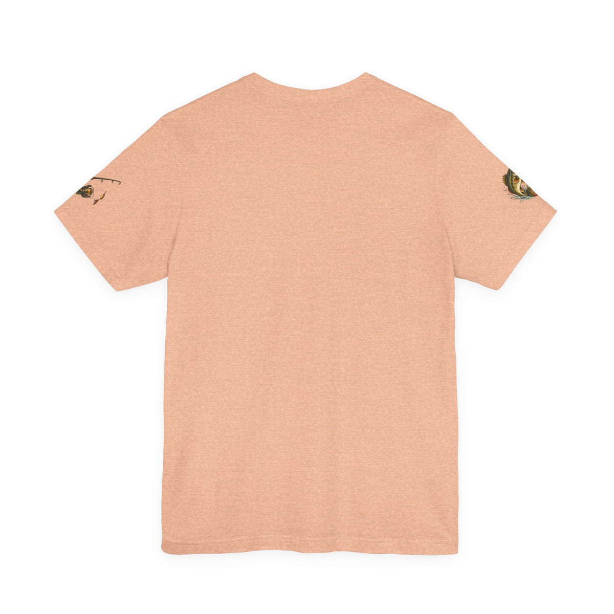 Sunset Lake Fishing T-Shirt — Mountain Boat Fishing Graphic Tee