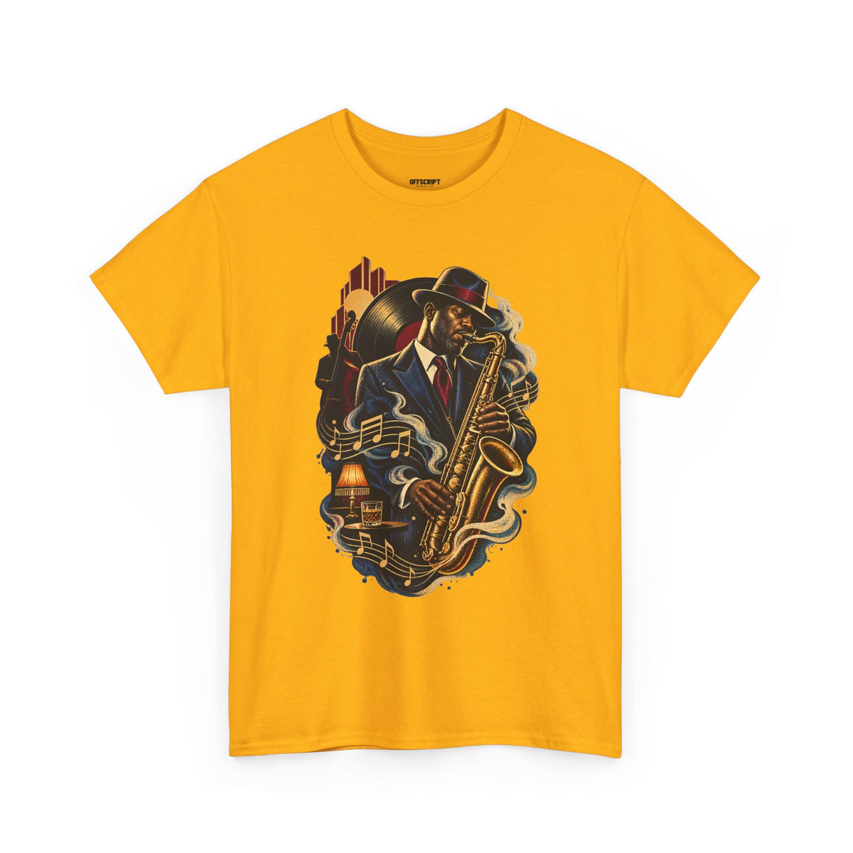 Saxophone Jazz Musician T-Shirt — Vintage Sax Player Tee