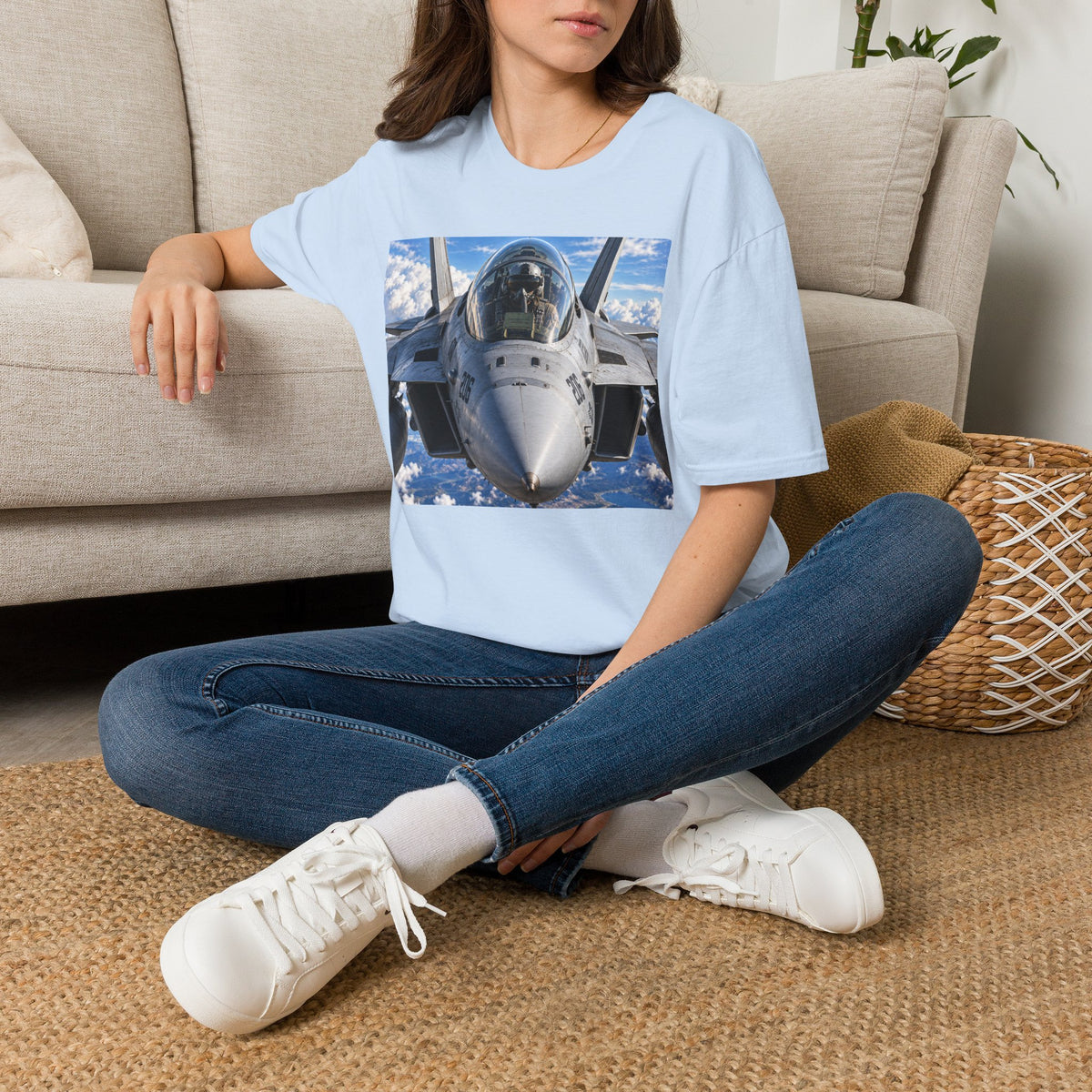Fighter Jet Pilot Photo T-Shirt