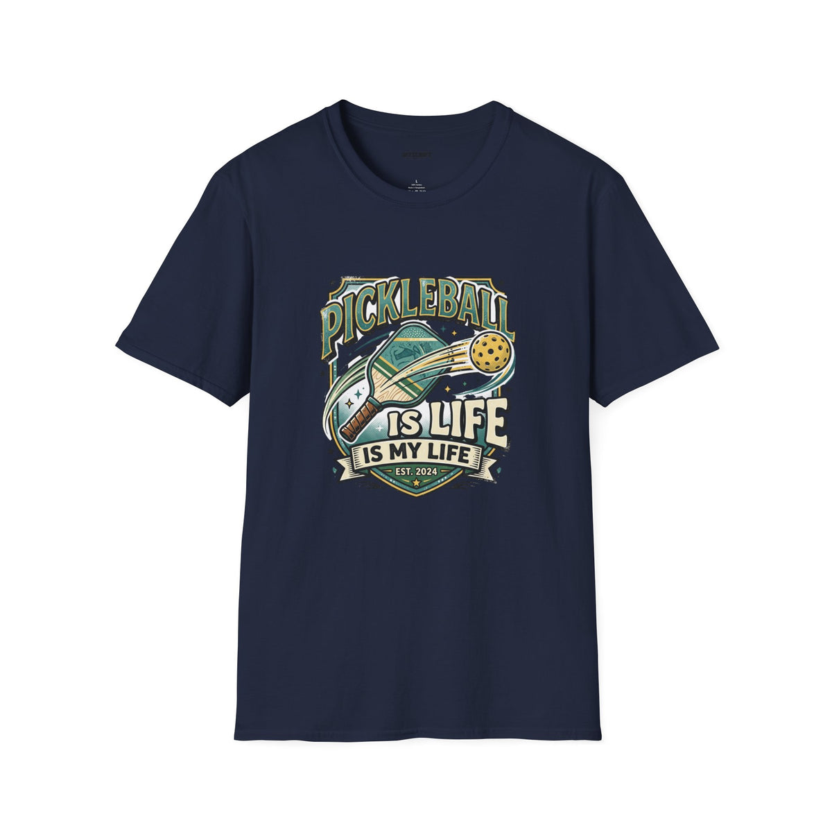 Pickleball Is Life T-Shirt — Retro Paddle & Ball Graphic Tee for Players