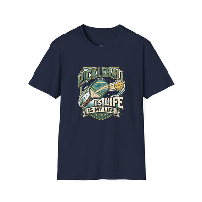 Pickleball Is Life T-Shirt — Retro Paddle & Ball Graphic Tee for Players
