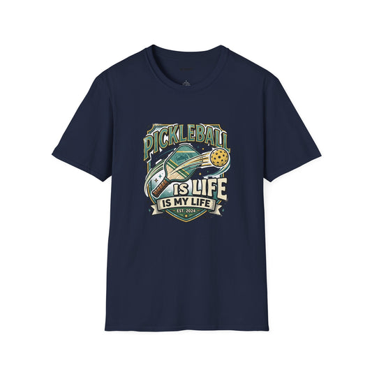 Pickleball Is Life T-Shirt — Retro Paddle & Ball Graphic Tee for Players