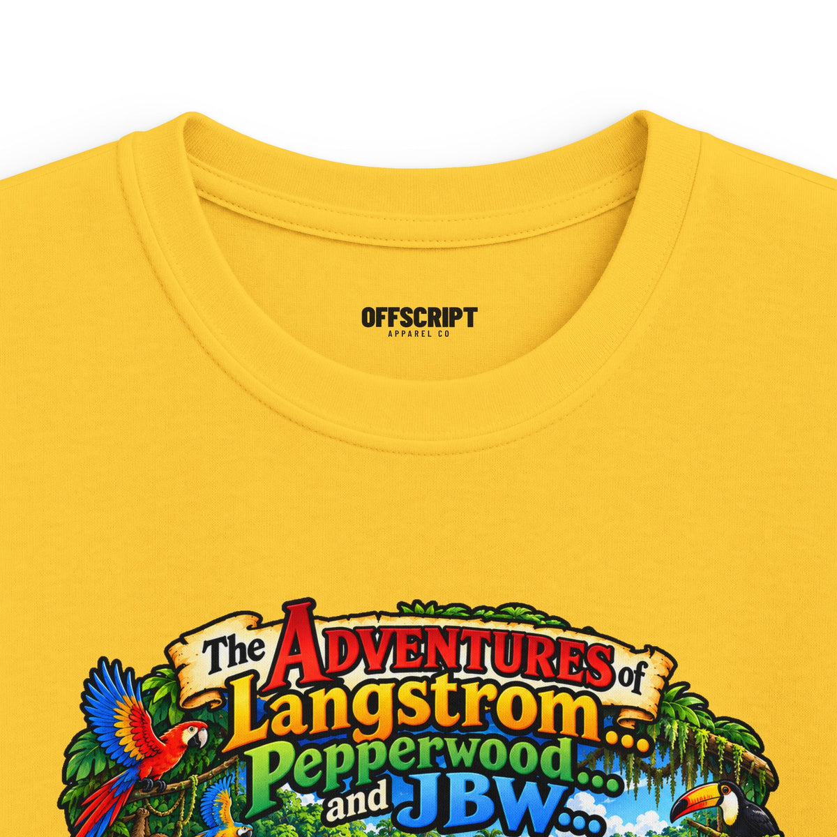 Kids Adventure Tee — 'The Adventures of Langstrom & Pepperwood' Vintage Storybook Graphic