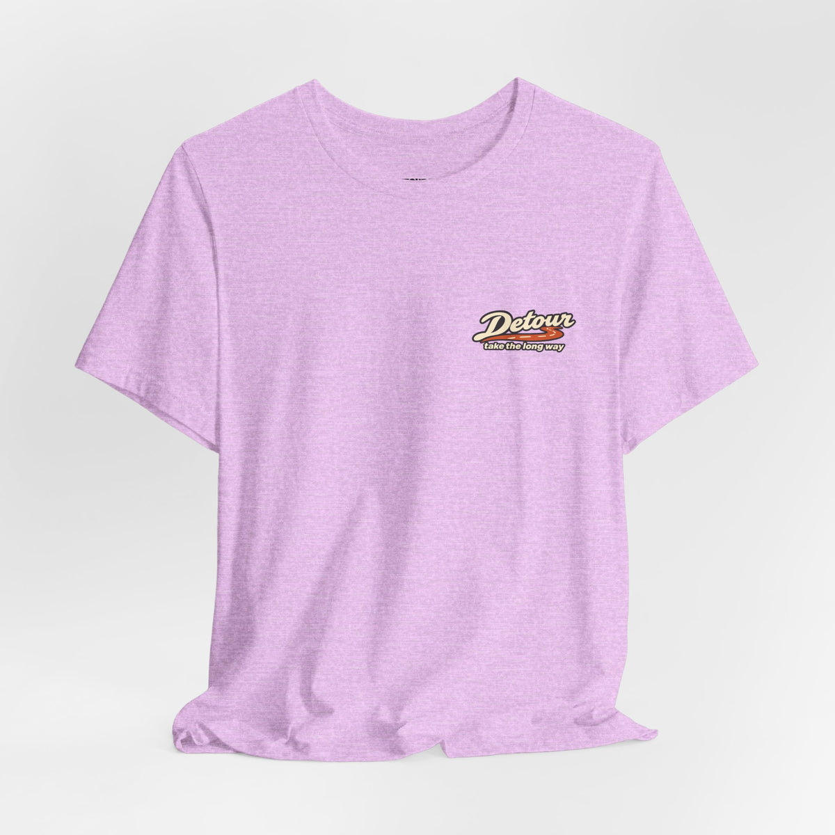 Detour Take the Long Way Road Trip Graphic T-Shirt