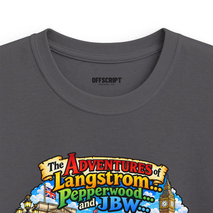 Kids T‑Shirt — 'The Adventures of Langstrom & Pepperwood' Vintage Storybook Design