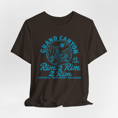 Grand Canyon Rim 2 Rim Graphic Tee — 42 Miles Adventure T-Shirt