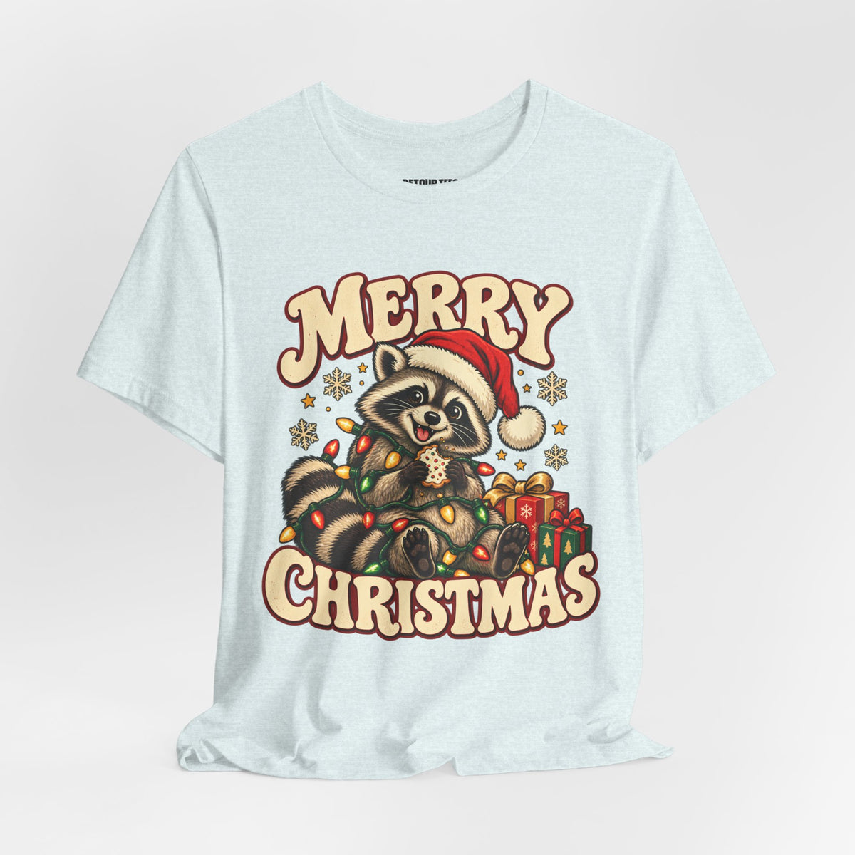 Merry Christmas Raccoon Tee