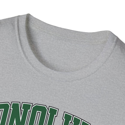 Honolulu Arch Logo T-Shirt — Vintage Collegiate Hawaii Tee