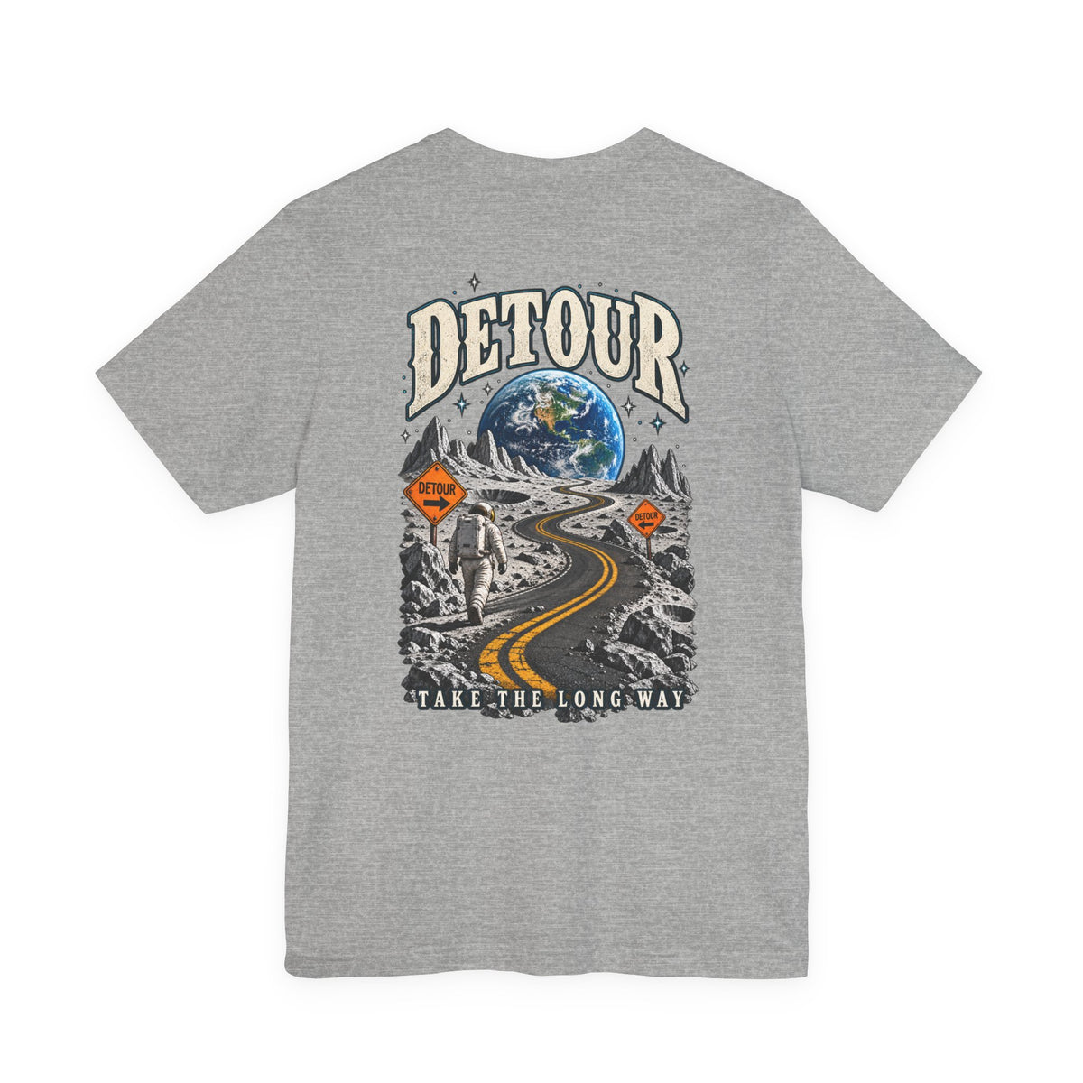 Detour Adventure Tee — 'Take the Long Way' Graphic T‑Shirt