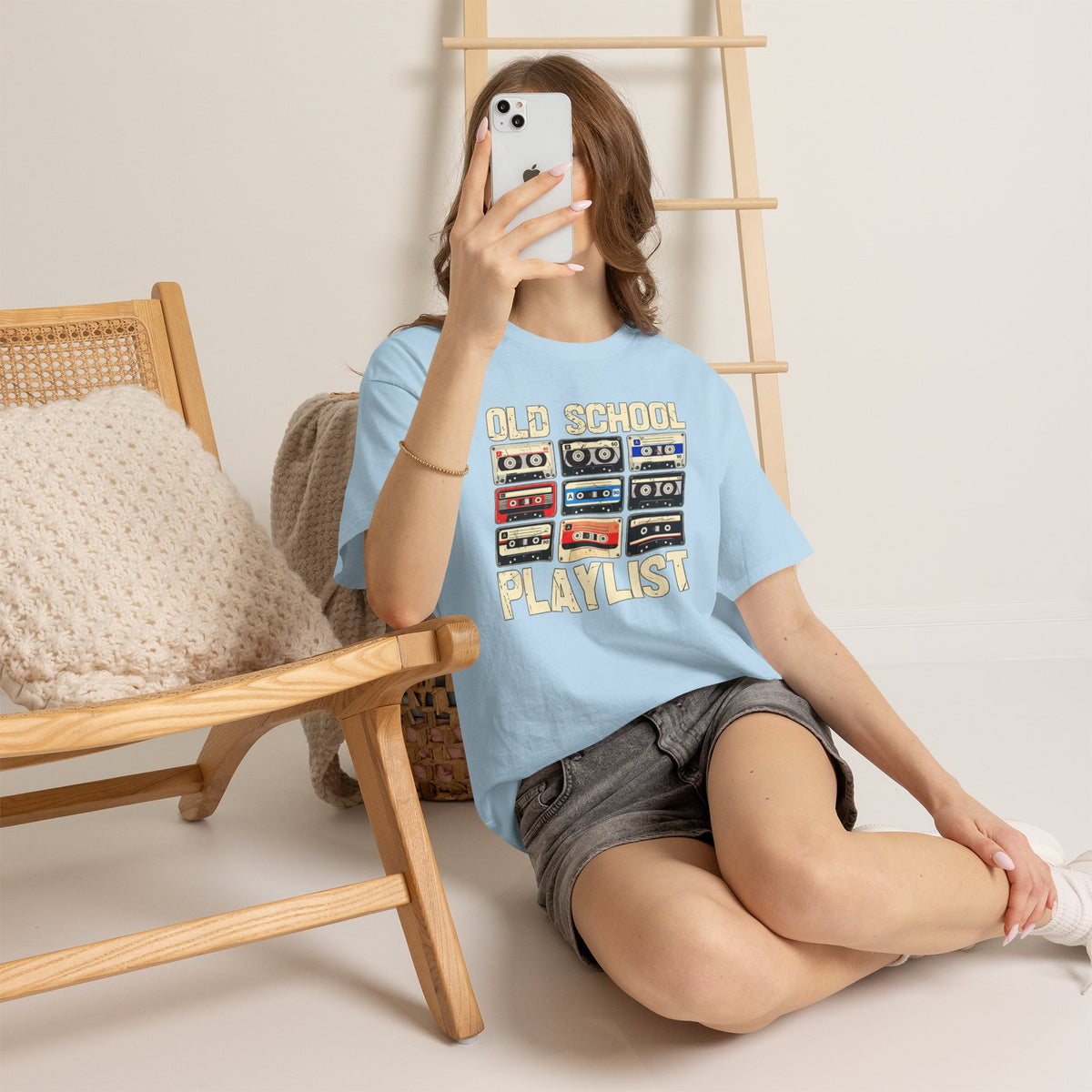 Old School Playlist Cassette Tape T-Shirt