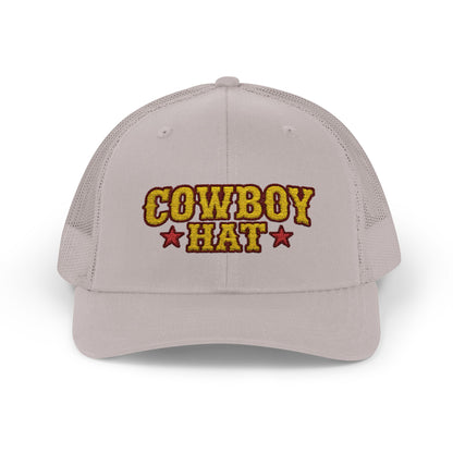 Cowboy Hat Snapback Trucker Cap – Western Rodeo Mesh Back Hat