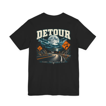 Detour Take the Long Way Road Trip Graphic T-Shirt