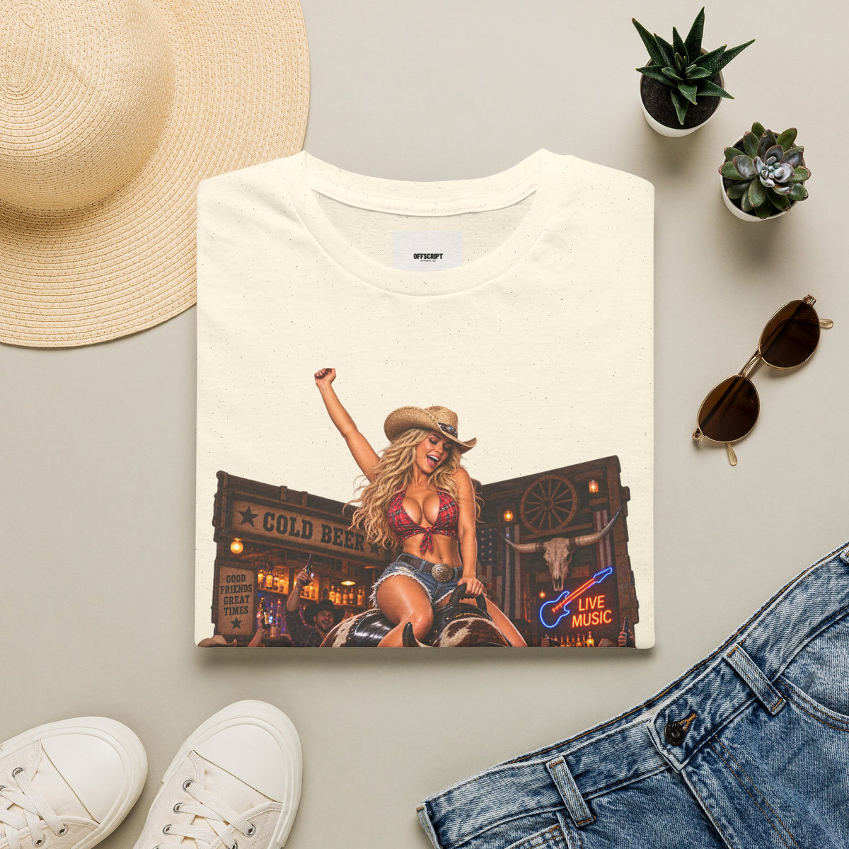Honky Tonk Women T-Shirt — Retro Cowgirl Rodeo Graphic Tee