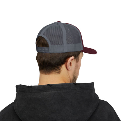 Cowboy Hat Snapback Trucker Cap – Western Rodeo Mesh Back Hat
