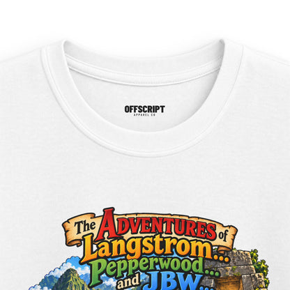 Kids Tee — "The Adventures of Langstrom, Pepperworth & JBW" Chapter One and a Half Illustration
