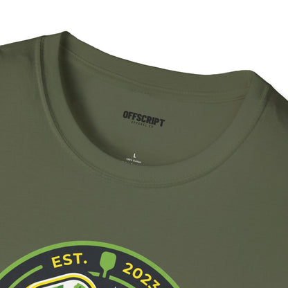 Pickleball Retro Crest T-Shirt — 'Pickleball' Vintage Logo Tee
