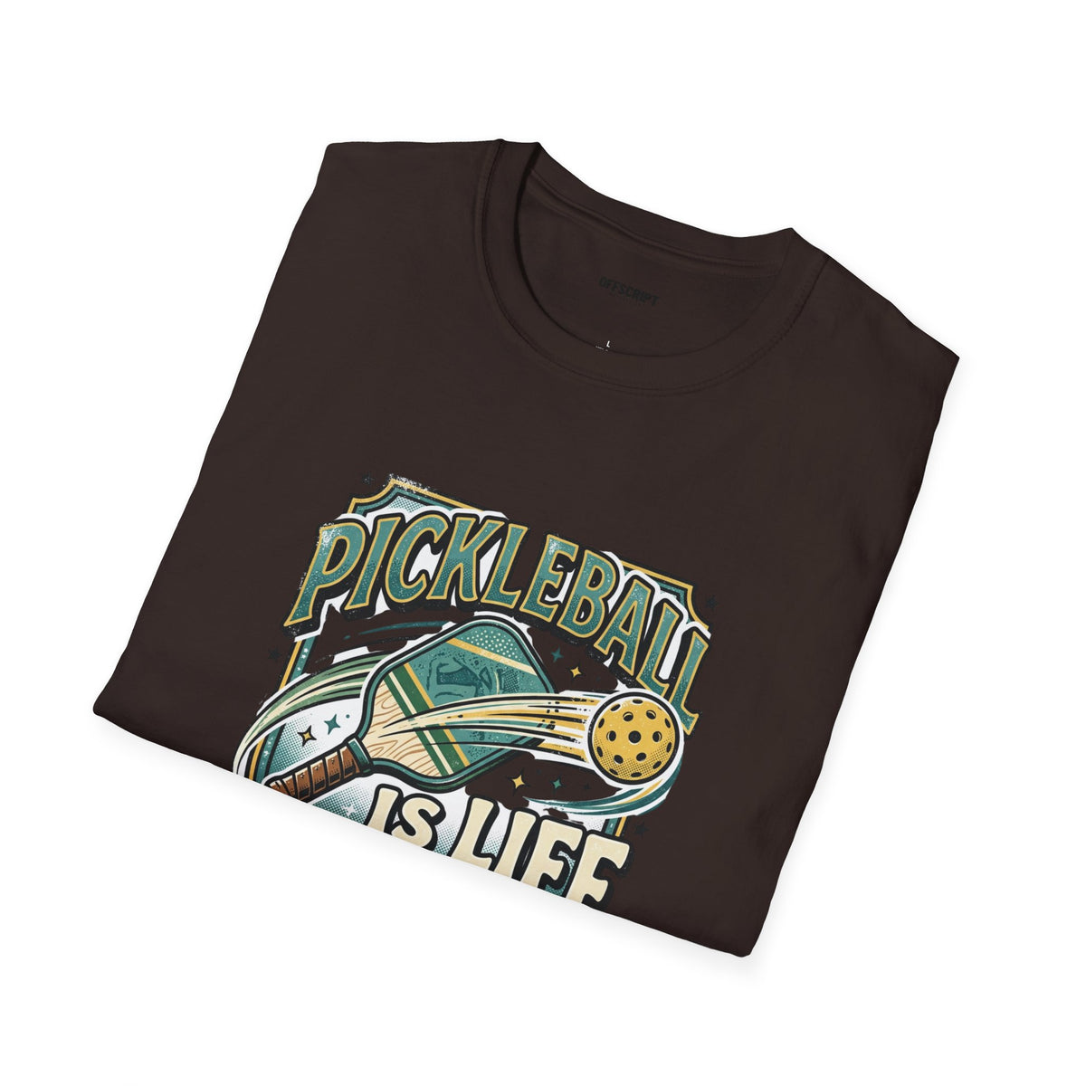 Pickleball Is Life T-Shirt — Retro Paddle & Ball Graphic Tee for Players