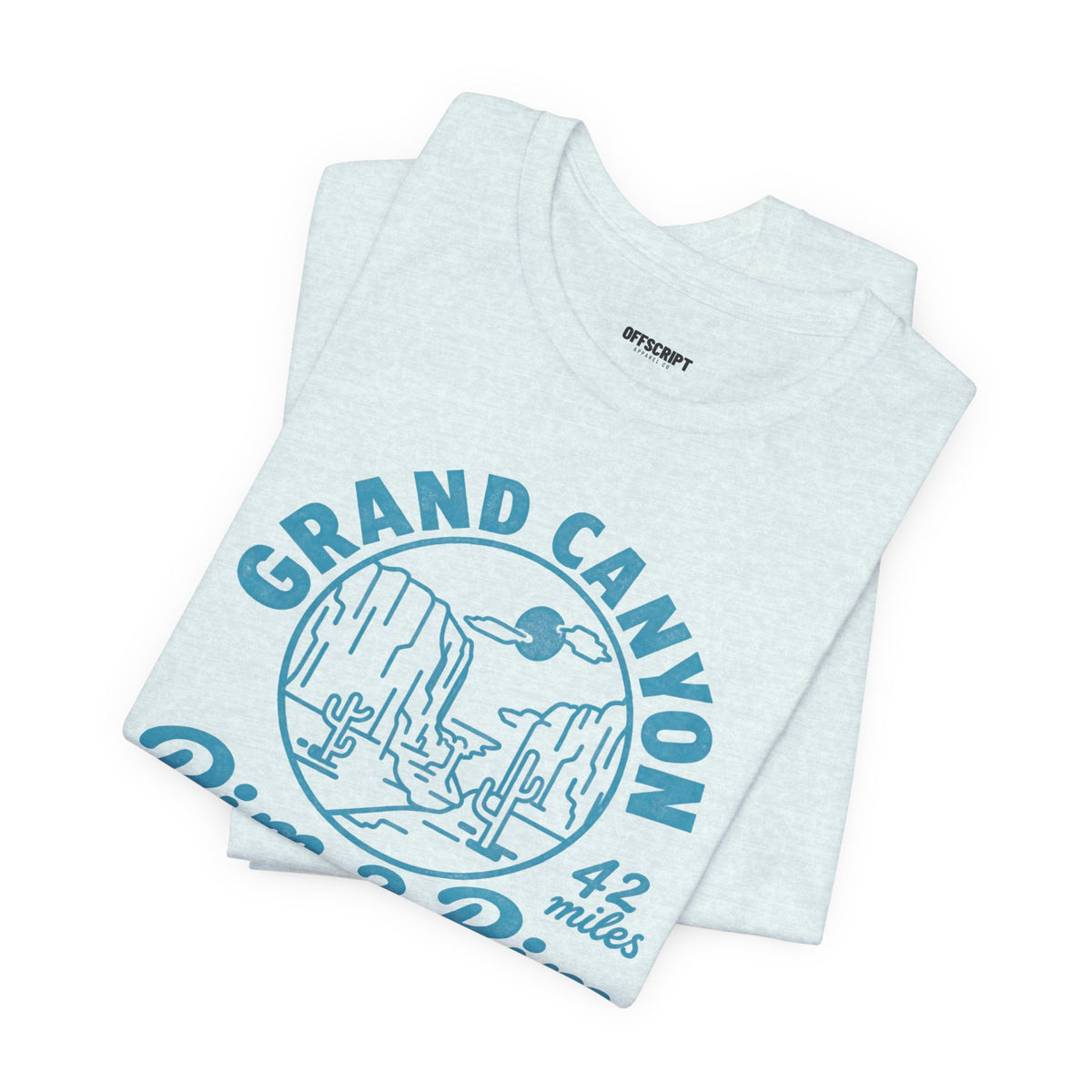 Grand Canyon Rim 2 Rim Graphic Tee — 42 Miles Adventure T-Shirt