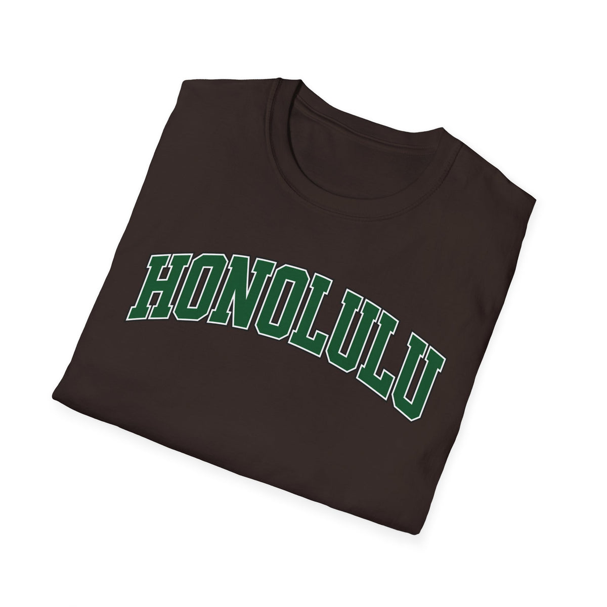 Honolulu Arch Logo T-Shirt — Vintage Collegiate Hawaii Tee