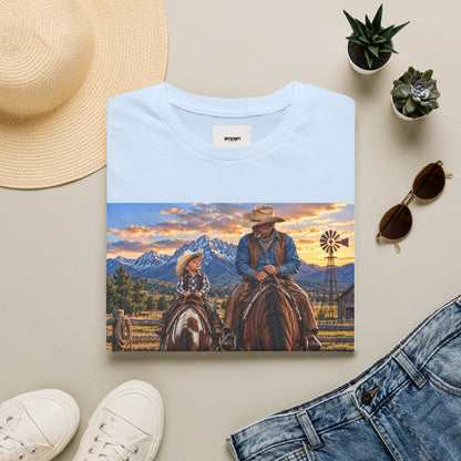 Cowboys Come in All Sizes T-Shirt — Father & Son Cowboy Western Tee