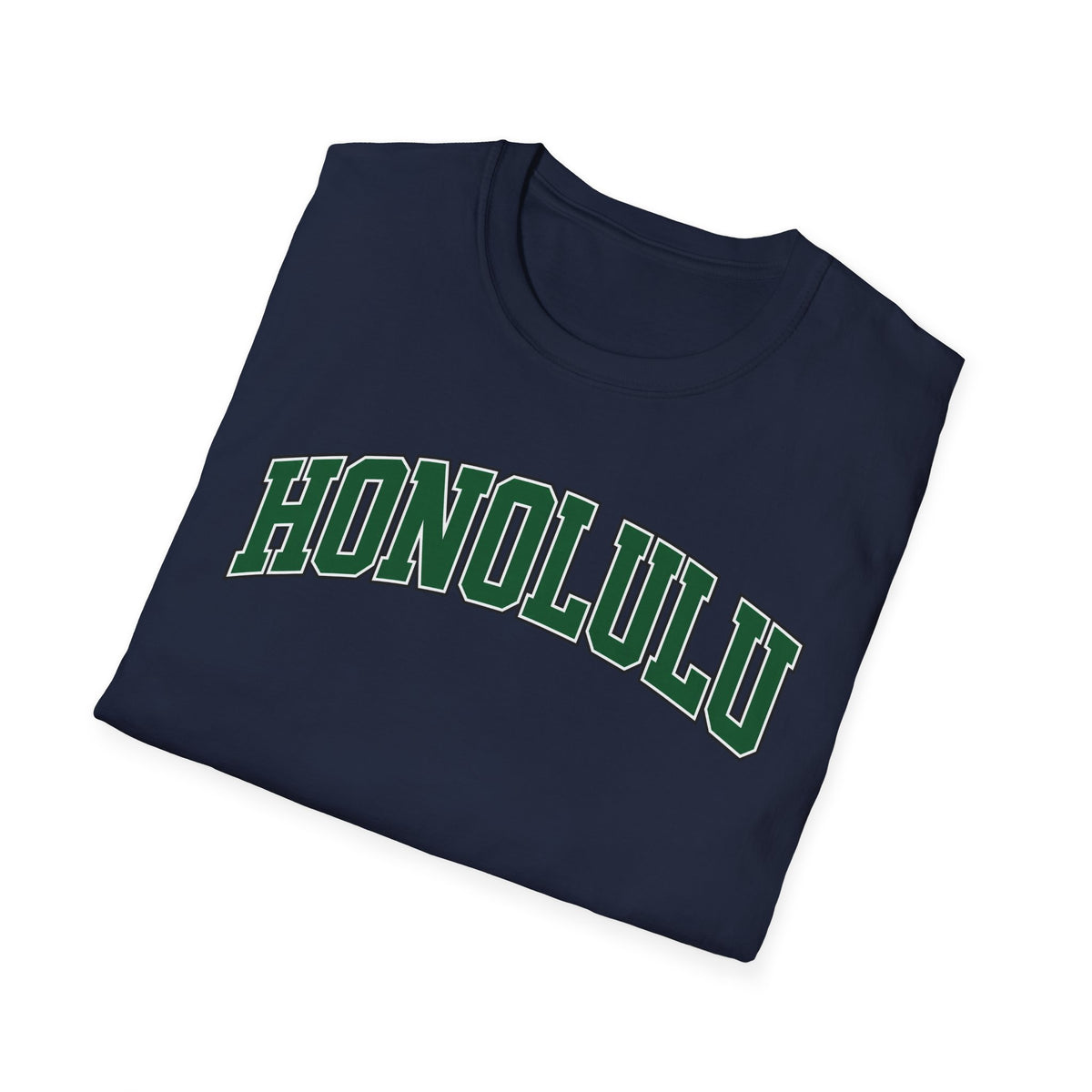 Honolulu Arch Logo T-Shirt — Vintage Collegiate Hawaii Tee