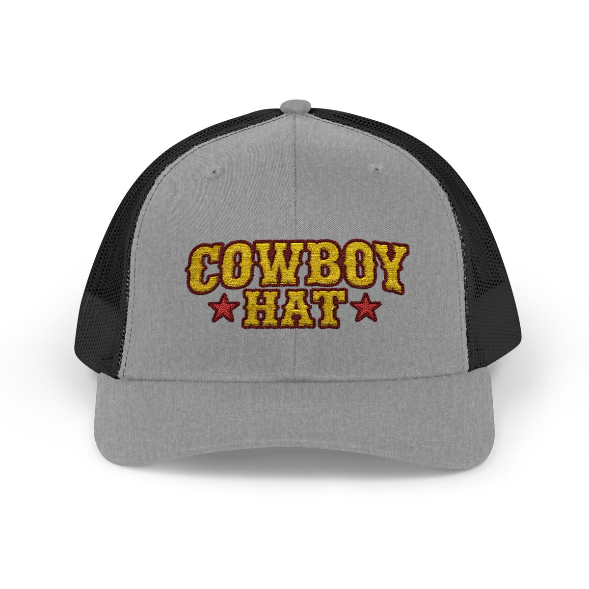 Cowboy Hat Snapback Trucker Cap – Western Rodeo Mesh Back Hat