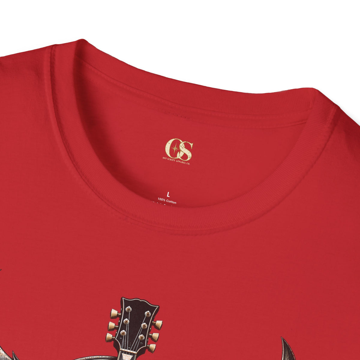 Rock 'n' Roll Guitar Wings T-Shirt — Vintage Electric Guitar Music Tee