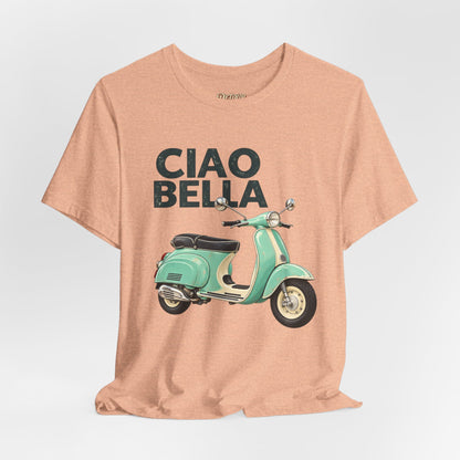 Ciao Bella Vespa Scooter Graphic T-Shirt