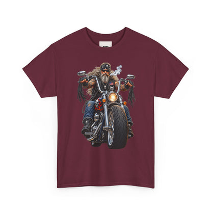 Biker Motorcycle Rider Graphic Tee — Vintage Road Rebel T‑Shirt
