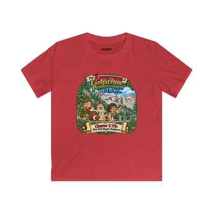 Kids Tee — Adventure of Langstrom Pepperwood Club Vintage Camp Graphic