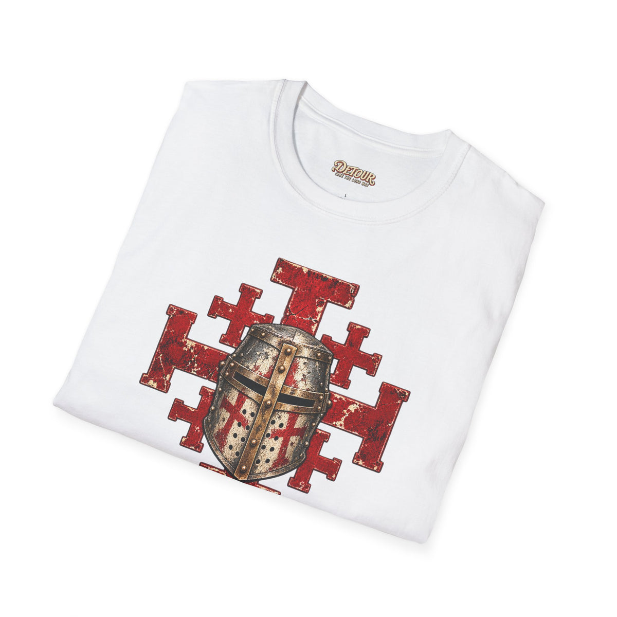 Deus Vult Crusader Shield T-Shirt