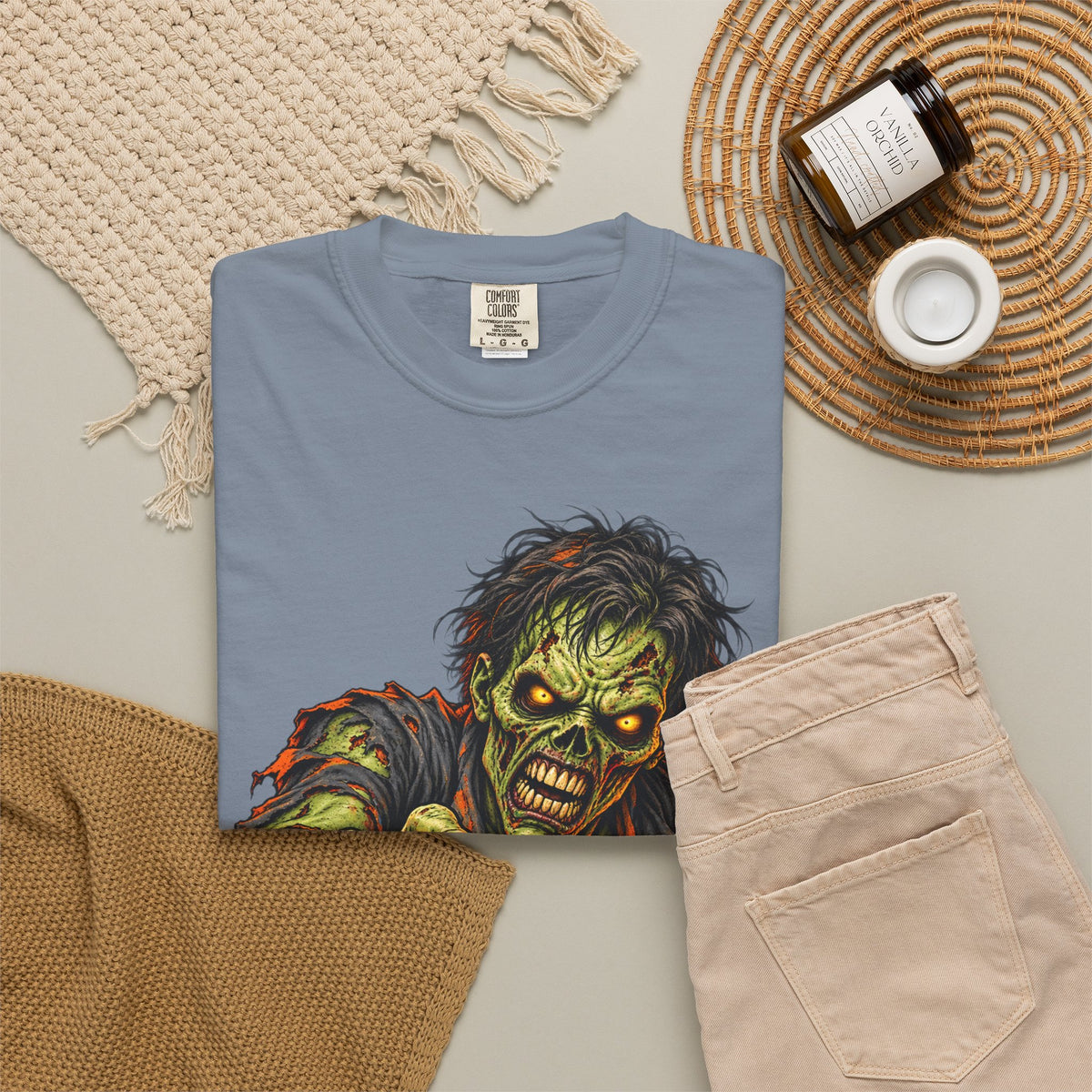Zombie Attack T‑Shirt — Graphic Horror Tee for Halloween & Horror Fans
