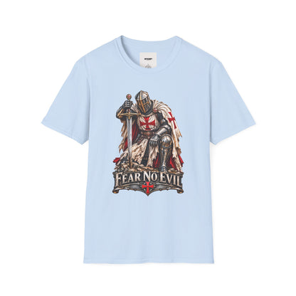 Knight T-Shirt — Fear No Evil Crusader Graphic Tee